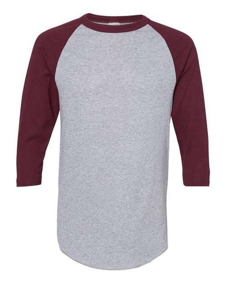 Unisex Three-Quarter Raglan Sleeve Baseball Jersey T-Shirt