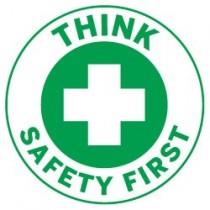 Think Safety First Floor Graphic