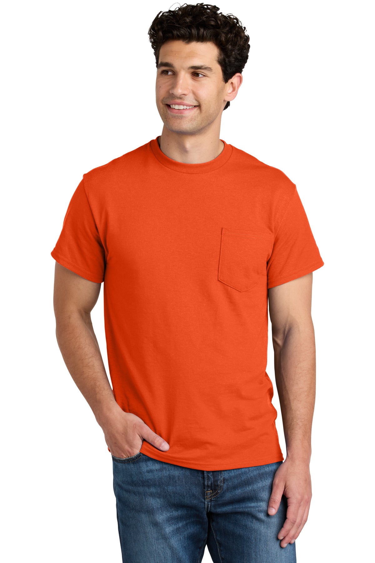 Gildan DryBlend 50 Cotton/50 Poly Pocket T-Shirt 8300
