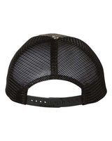 Garment Washed Printed Trucker Cap