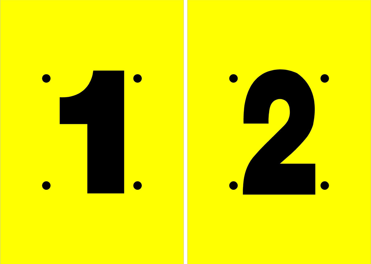 Aerial Markers - 2 Digits