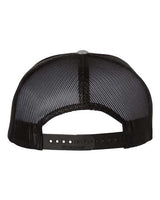 Wool Blend Flat Bill Trucker Cap