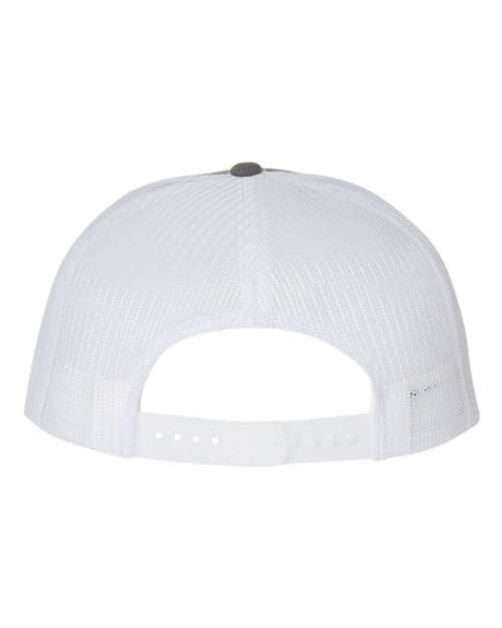 Wool Blend Flat Bill Trucker Cap