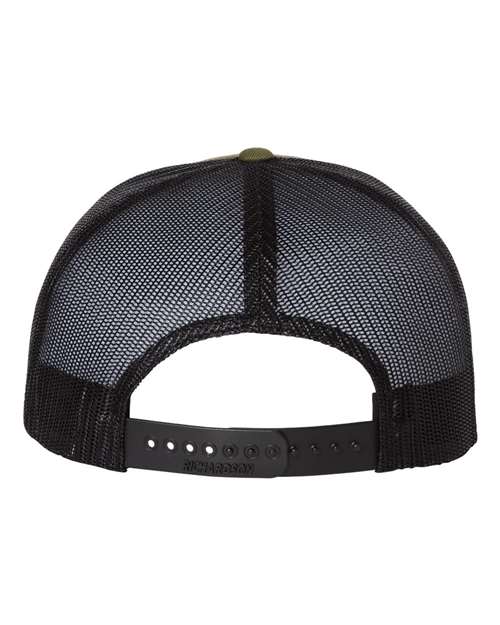 Wool Blend Flat Bill Trucker Cap