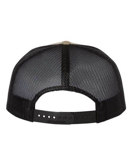 Wool Blend Flat Bill Trucker Cap