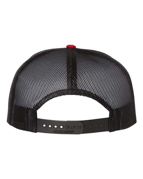 Wool Blend Flat Bill Trucker Cap