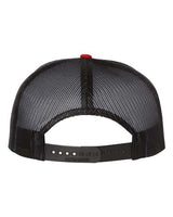 Wool Blend Flat Bill Trucker Cap