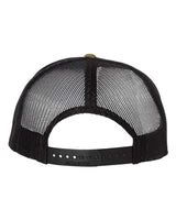 Wool Blend Flat Bill Trucker Cap