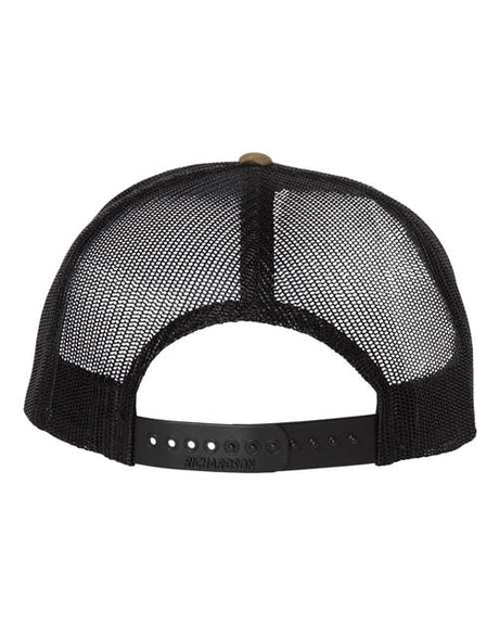 Wool Blend Flat Bill Trucker Cap