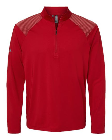 Men's Ultimate365 Lightweight Shoulder Stripe Quarter-Zip Pullover
