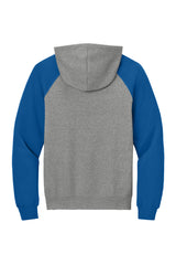 Jerzees Unisex NuBlend Colorblock Raglan Hoodie Sweatshirt 96C