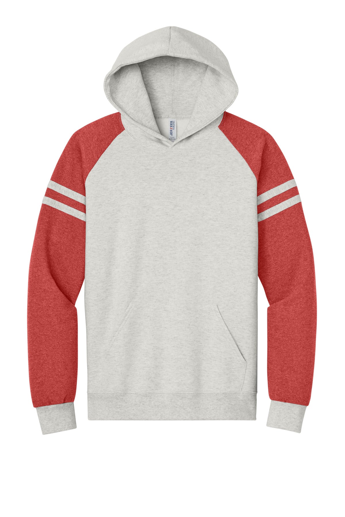 Jerzees Unisex NuBlend Varsity Colorblock Hooded Sweatshirt 97C