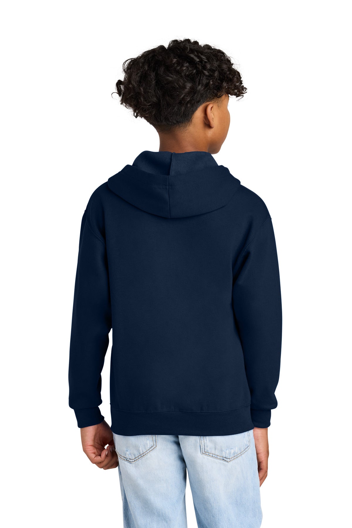 Jerzees Youth NuBlend Full-Zip Hooded Sweatshirt 993B