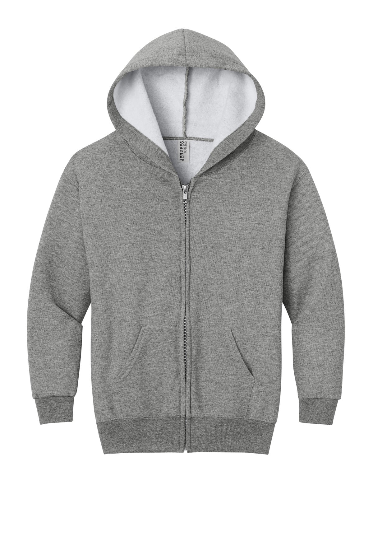 Jerzees Youth NuBlend Full-Zip Hooded Sweatshirt 993B