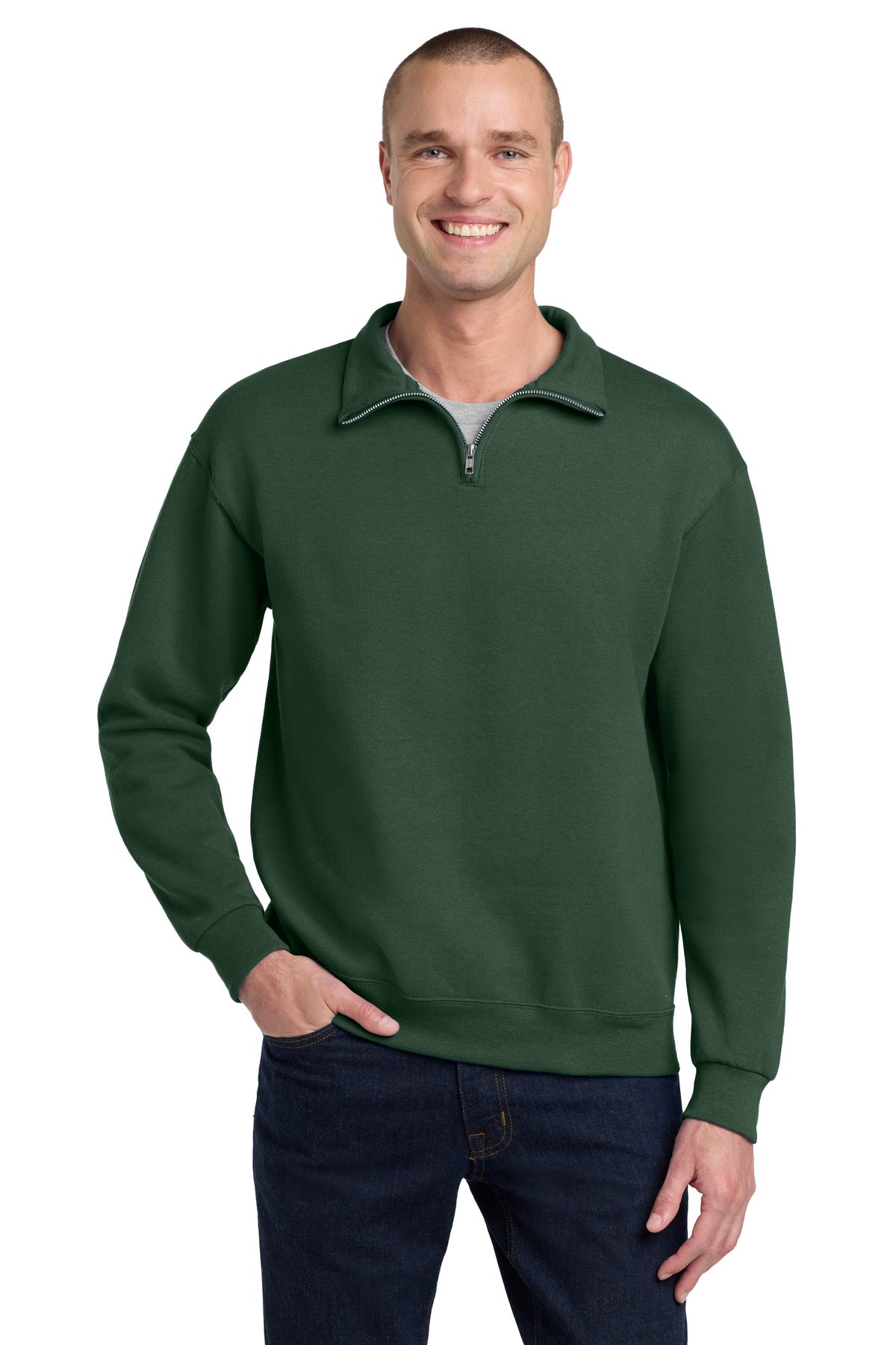 Jerzees NuBlend 1/4-Zip Cadet Collar Sweatshirt 995M