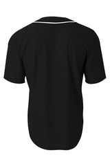 A4 Short Sleeve Full-Button Baseball Top A4N4184