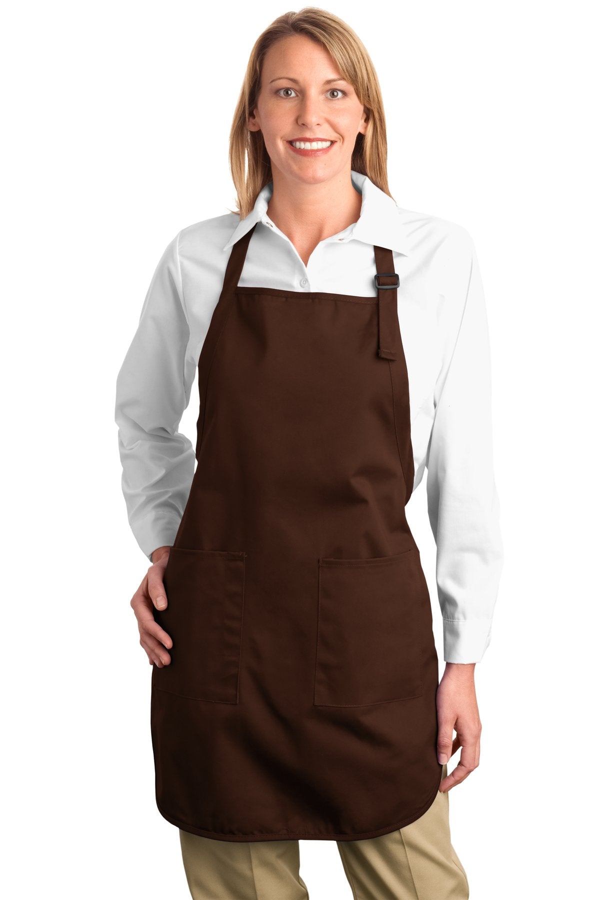 Port Authority Full-Length Apron with Pockets A500