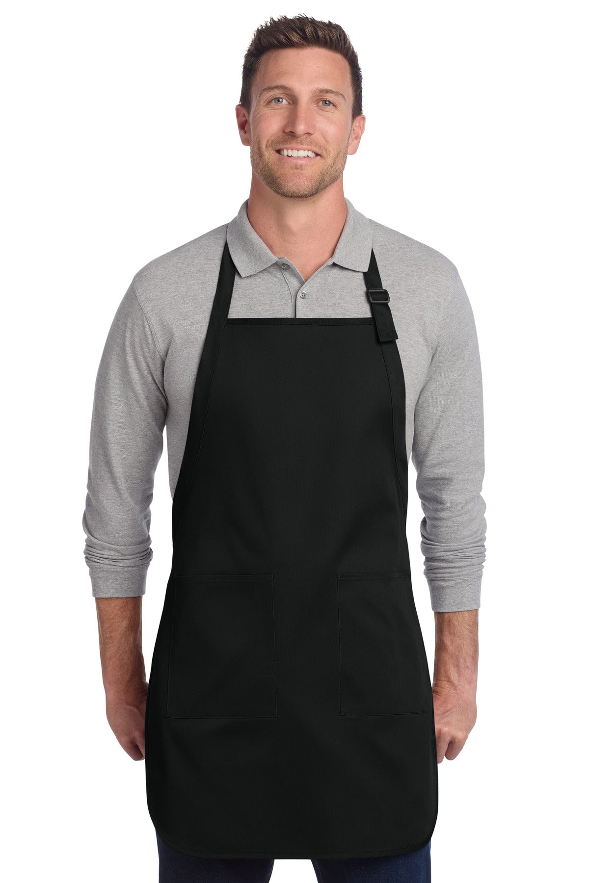 Port Authority  Full-Length Two-Pocket Bib Apron A600