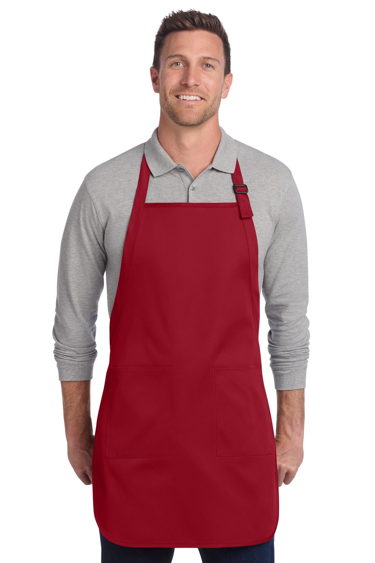 Port Authority  Full-Length Two-Pocket Bib Apron A600
