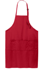 Port Authority Easy Care Extra Long Bib Apron with Stain Release A700
