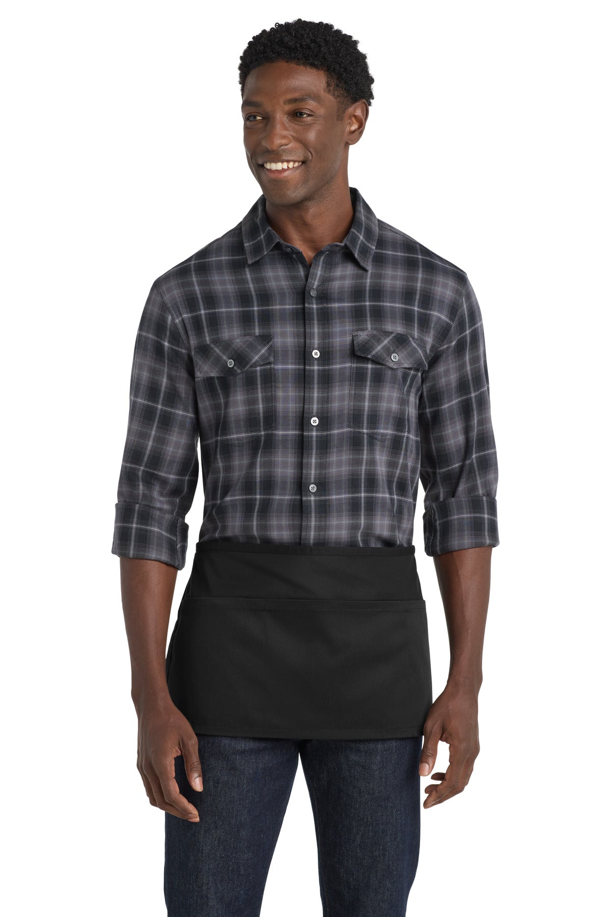 Port Authority Easy Care Reversible Waist Apron with Stain Release A707