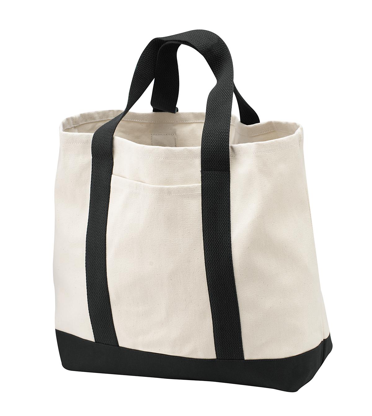 Port Authority Ideal Twill Two-Tone Shopping Tote B400