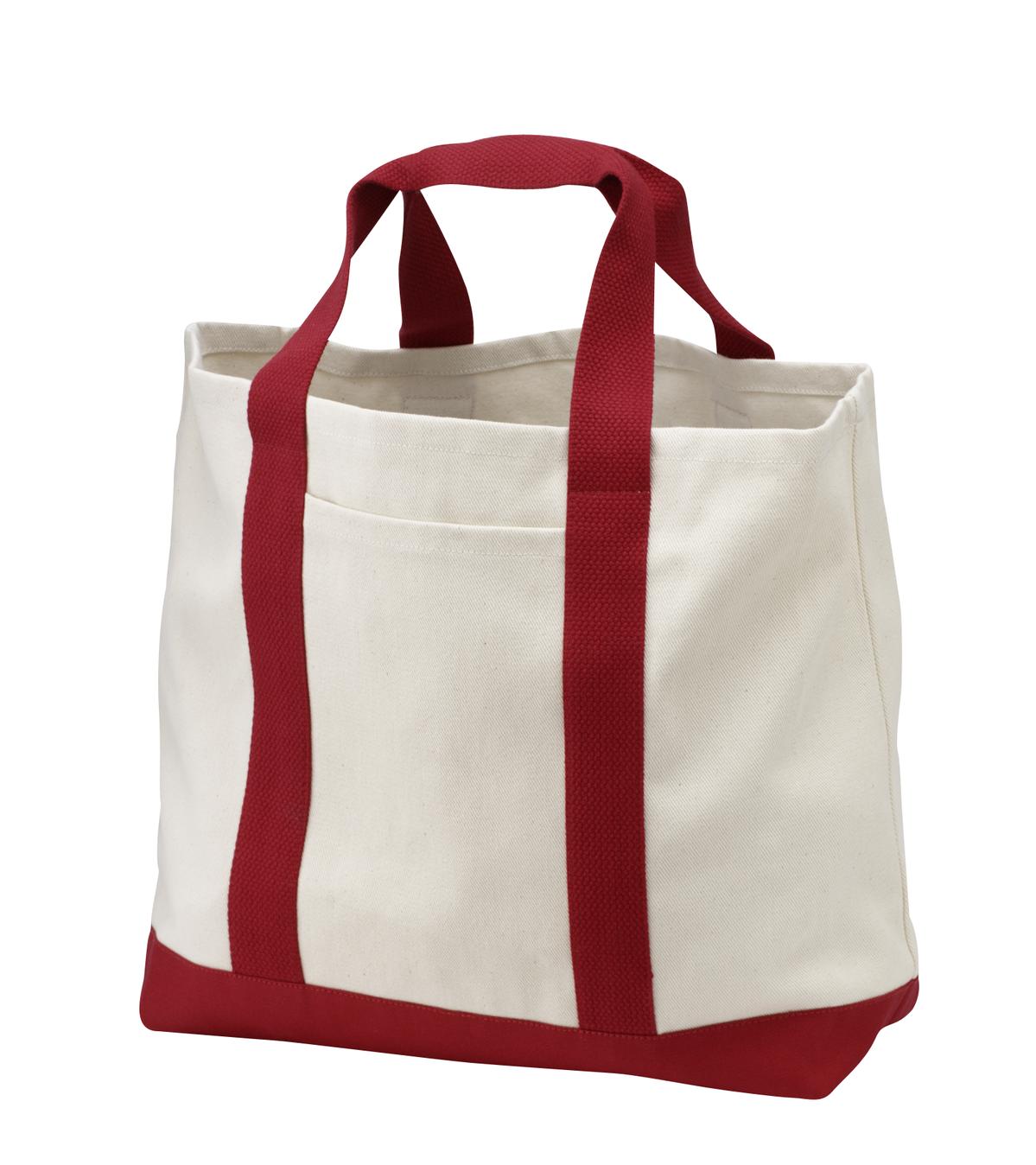 Port Authority Ideal Twill Two-Tone Shopping Tote B400