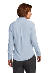 Brooks Brothers Women's Full-Button Satin Blouse BB18007