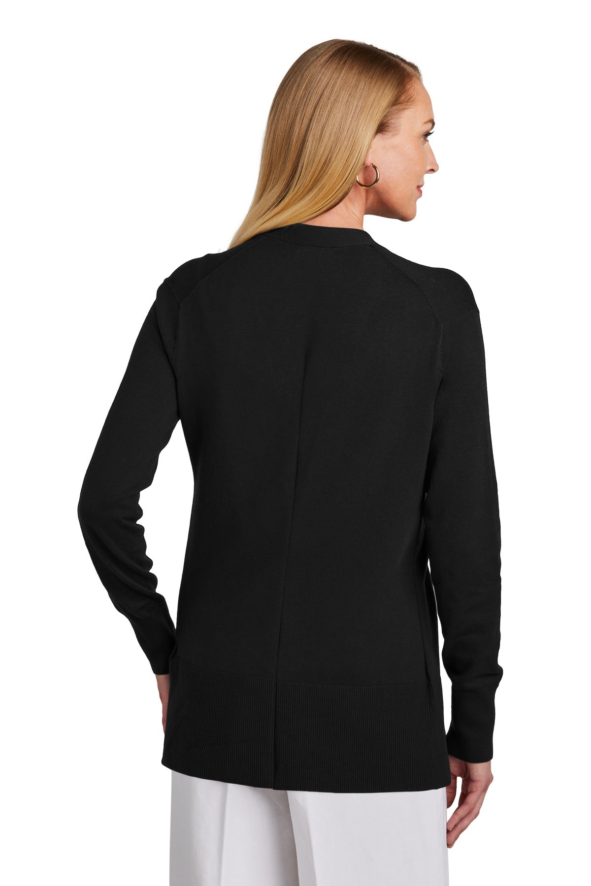 Brooks Brothers Women's Cotton Stretch Long Cardigan Sweater BB18403