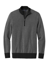 Brooks Brothers Washable Merino Birdseye 1/4-Zip Sweater BB18412