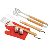 BBQ Now Apron and 7 piece BBQ Set - 1450-89