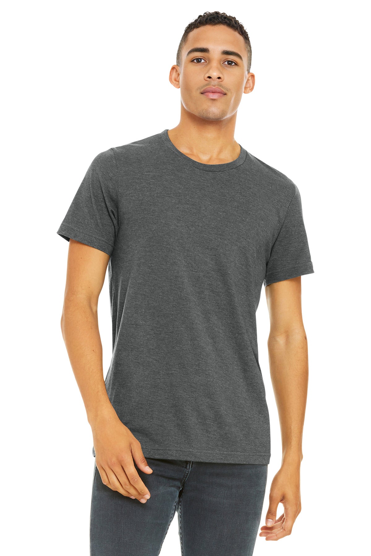 BELLA+CANVAS  Unisex Heather CVC Short Sleeve Tee BC3001CVC