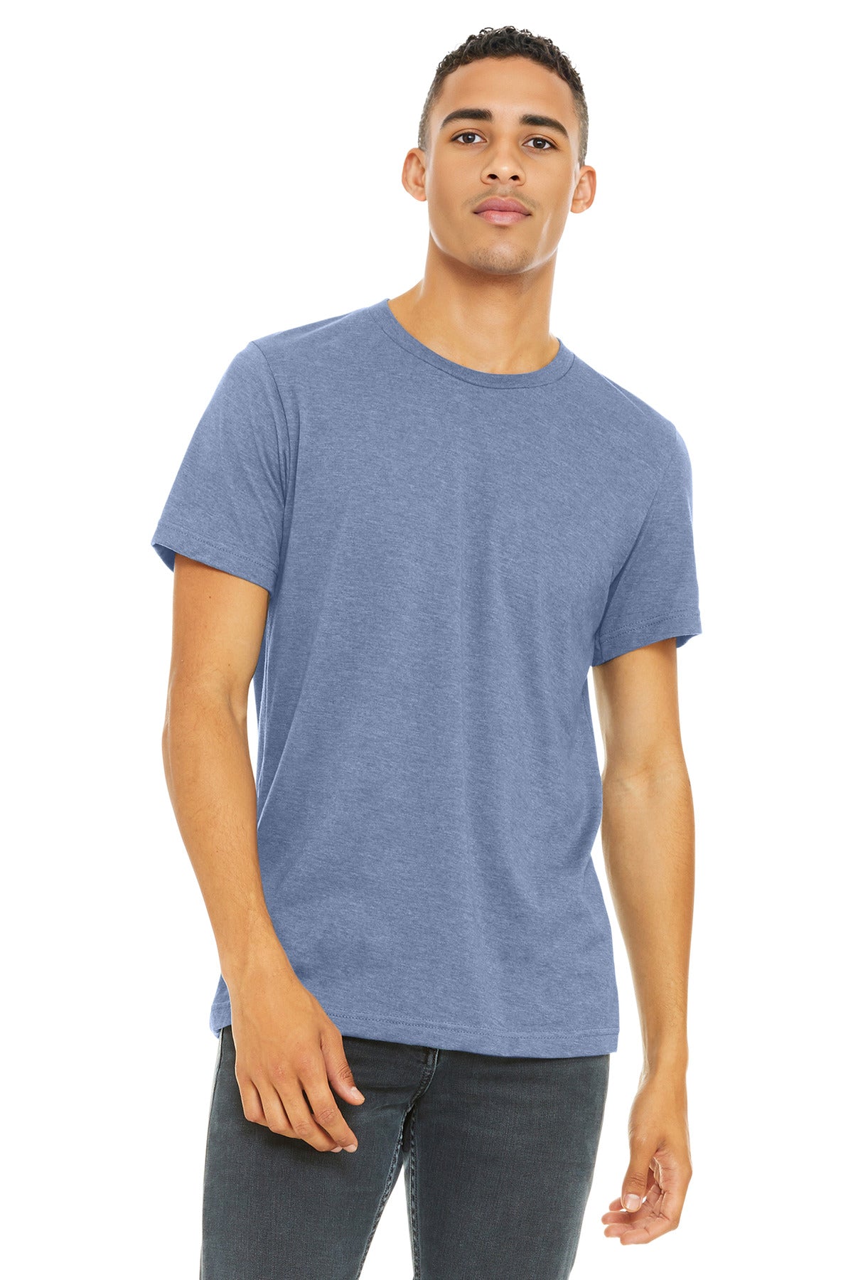 BELLA+CANVAS  Unisex Heather CVC Short Sleeve Tee BC3001CVC