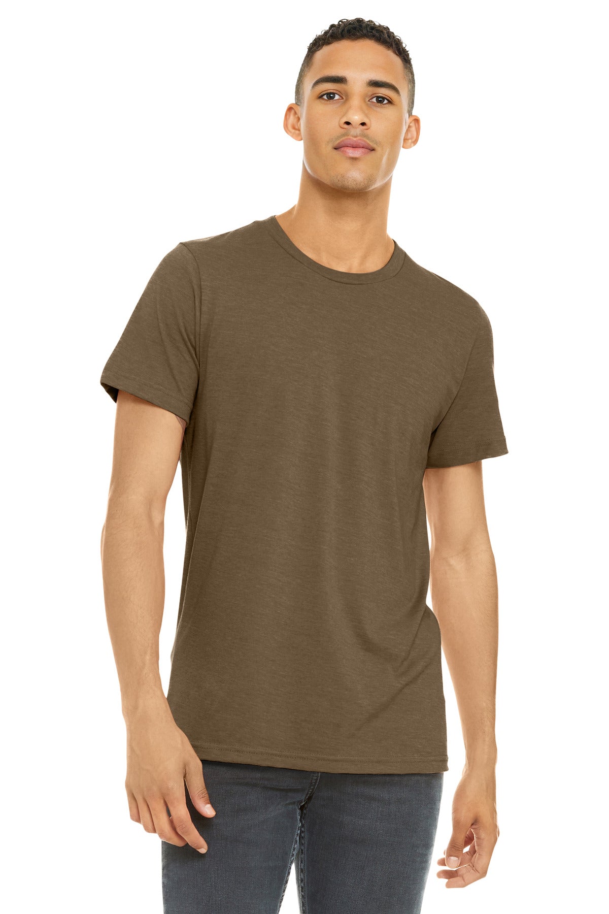 BELLA+CANVAS  Unisex Heather CVC Short Sleeve Tee BC3001CVC