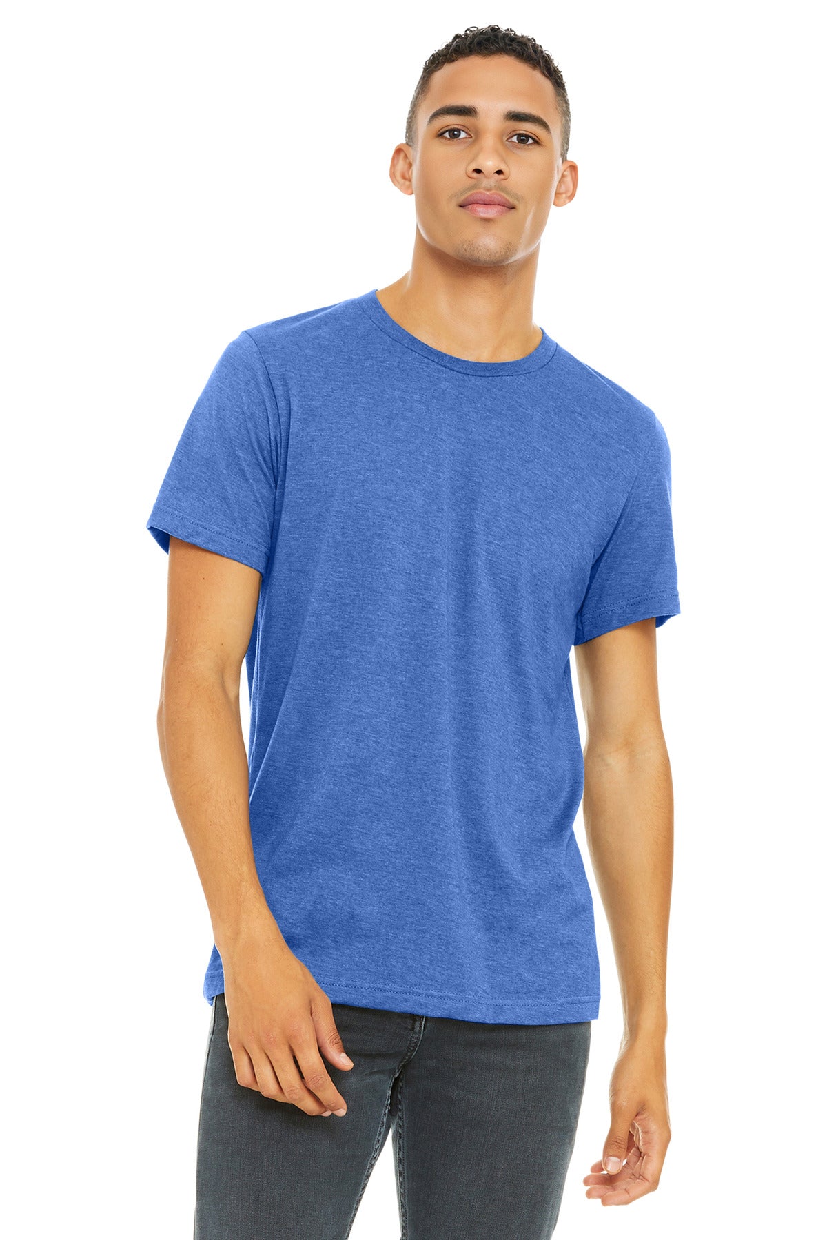 BELLA+CANVAS  Unisex Heather CVC Short Sleeve Tee BC3001CVC