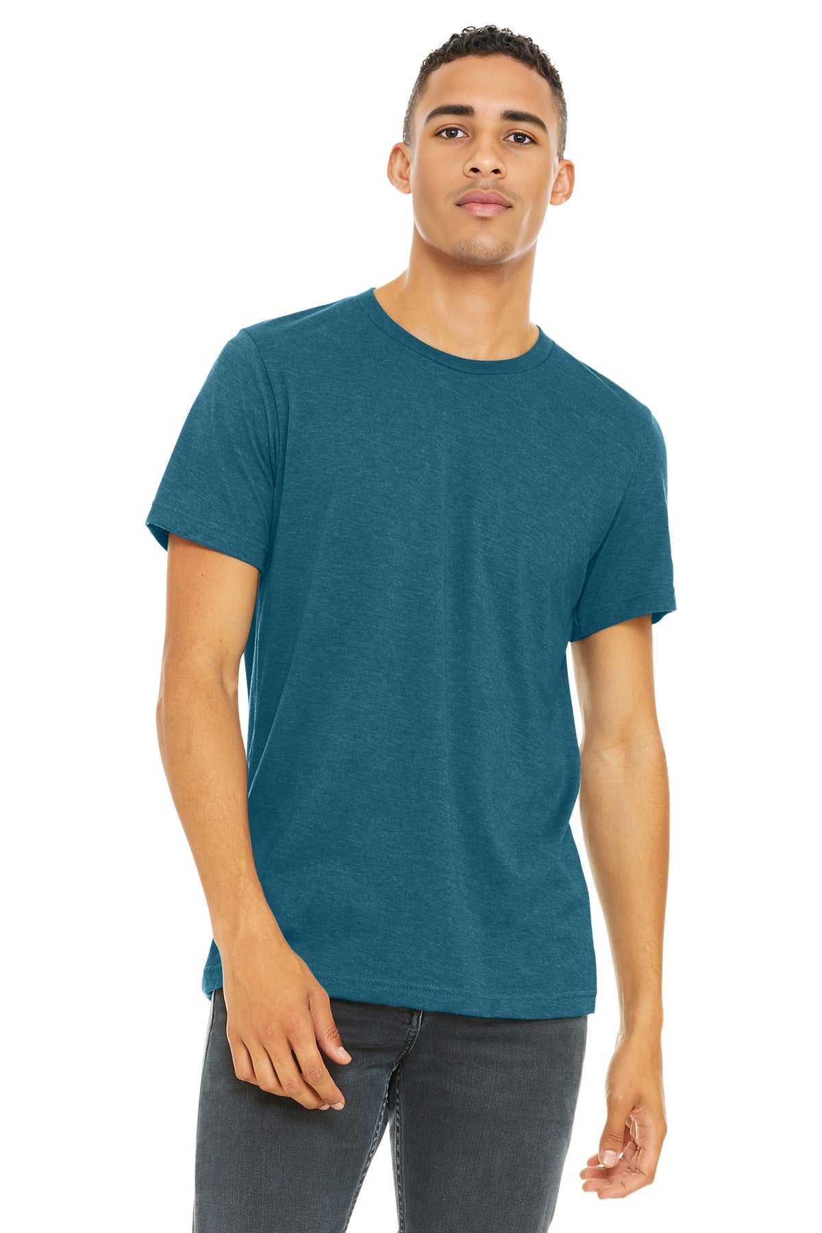 BELLA+CANVAS  Unisex Heather CVC Short Sleeve Tee BC3001CVC