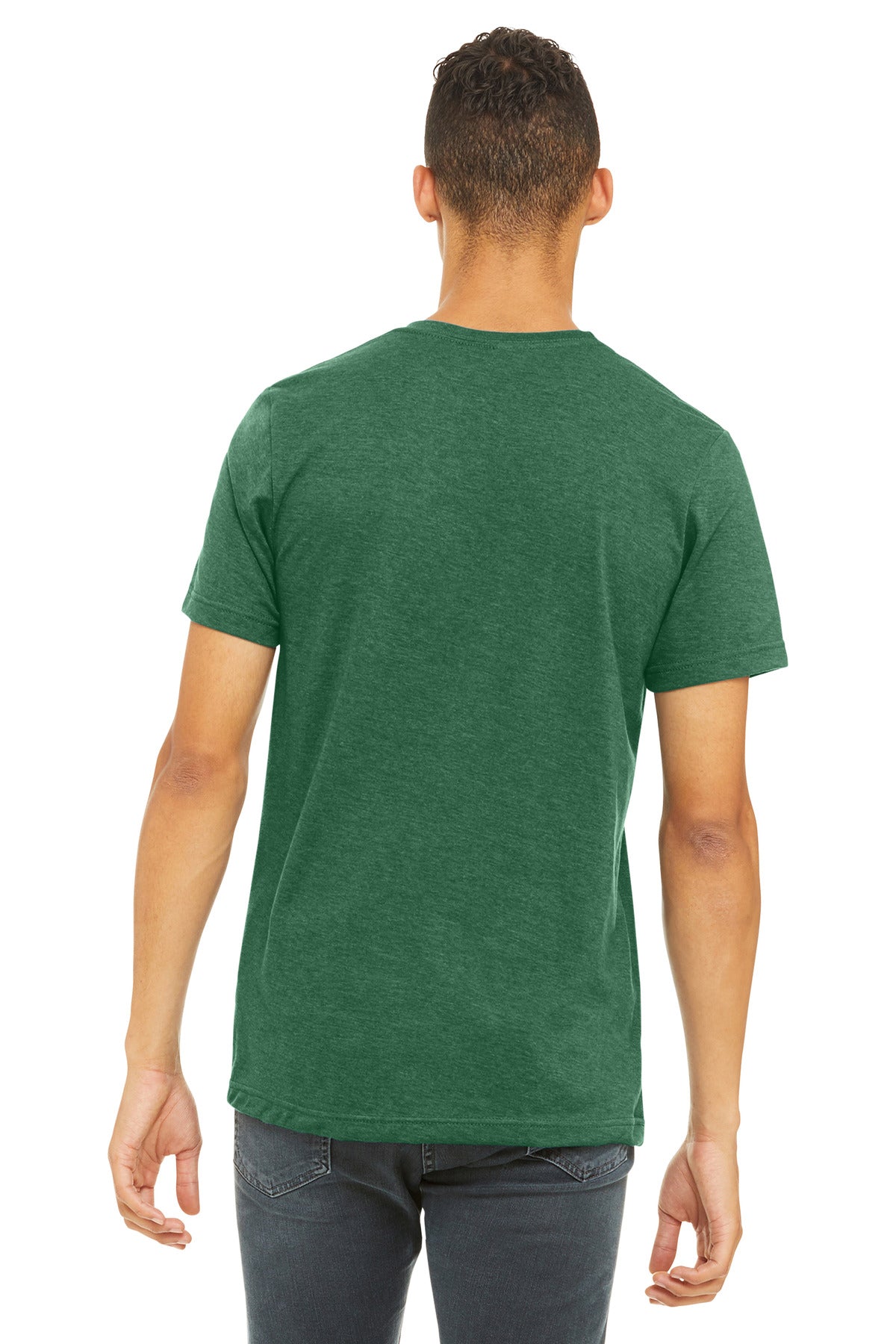 BELLA+CANVAS  Unisex Heather CVC Short Sleeve Tee BC3001CVC
