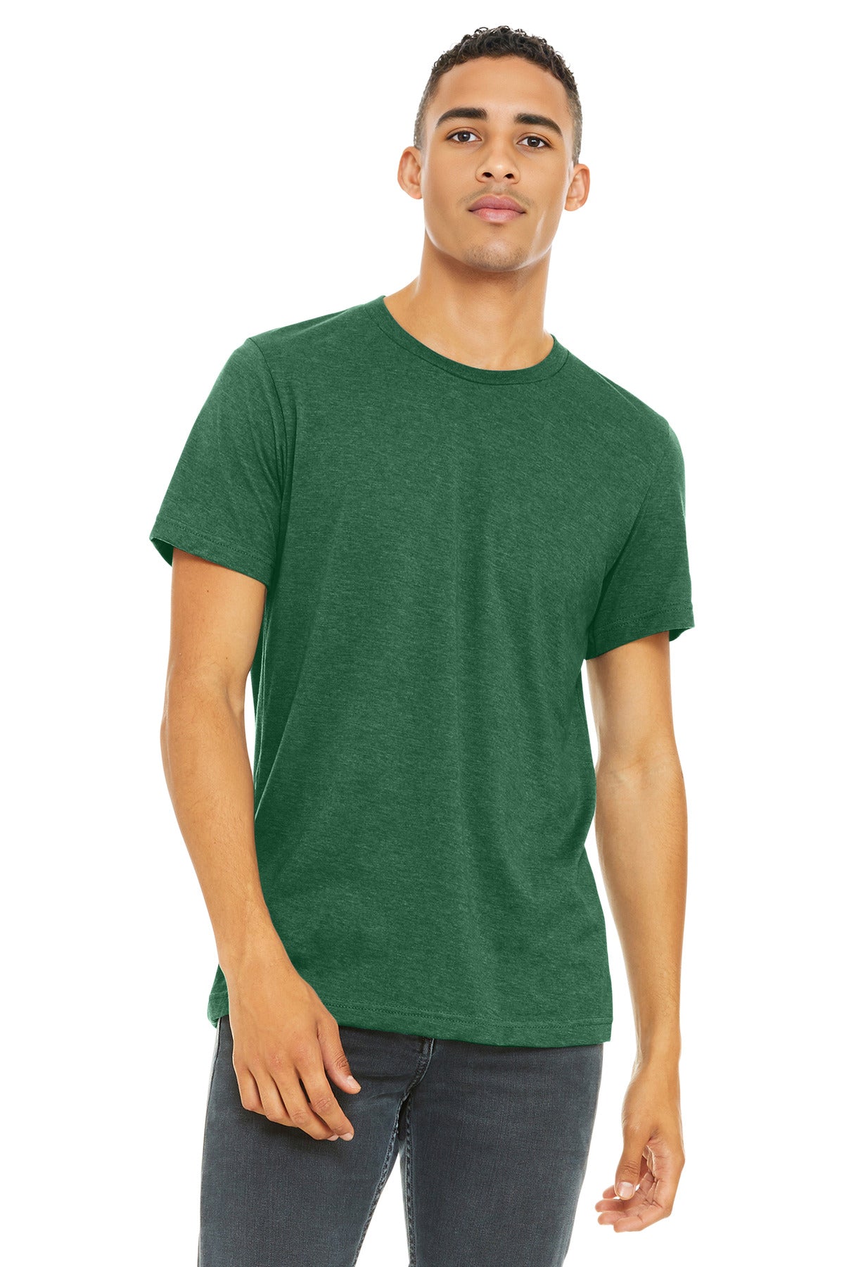 BELLA+CANVAS  Unisex Heather CVC Short Sleeve Tee BC3001CVC