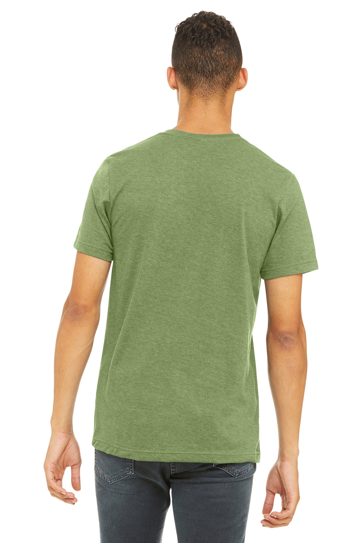 BELLA+CANVAS  Unisex Heather CVC Short Sleeve Tee BC3001CVC