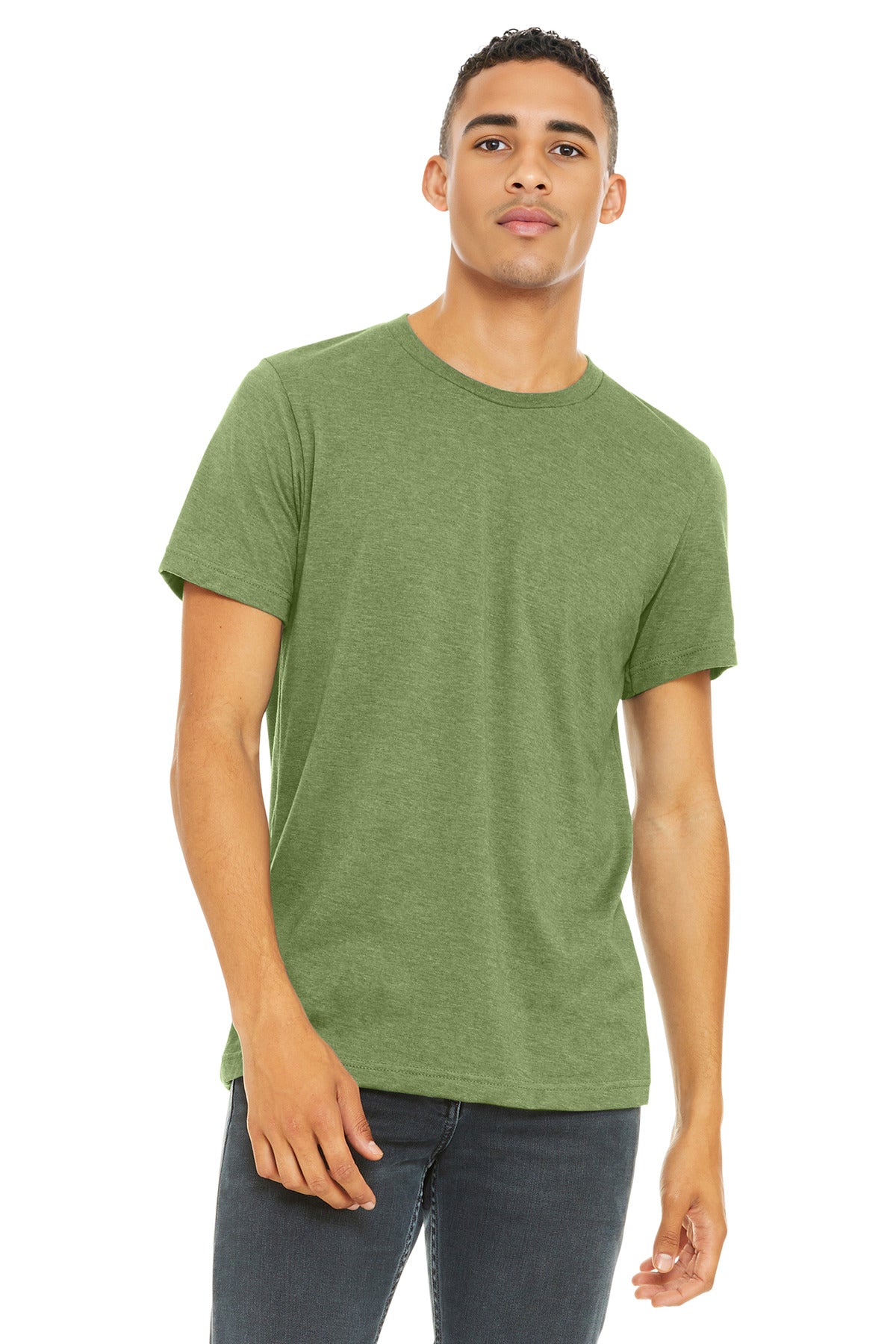 BELLA+CANVAS  Unisex Heather CVC Short Sleeve Tee BC3001CVC