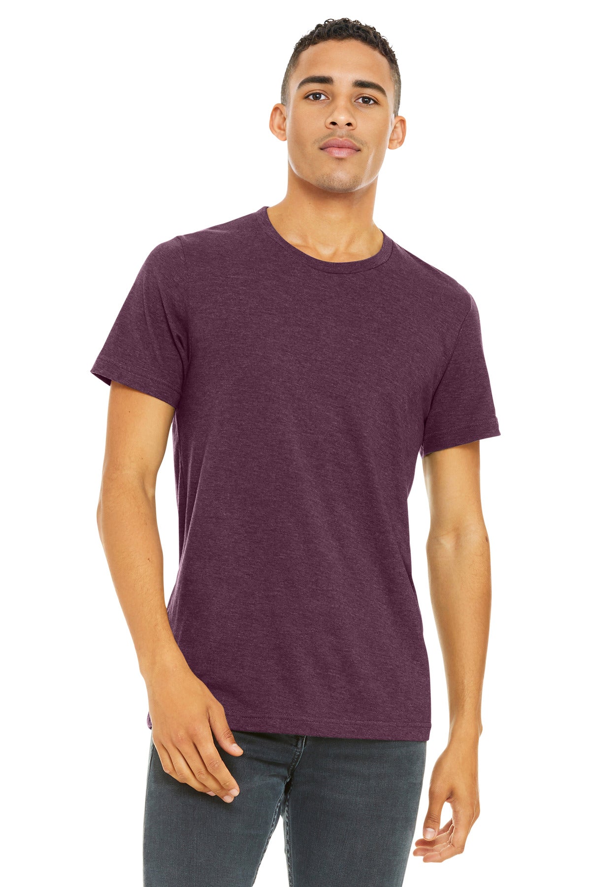 BELLA+CANVAS  Unisex Heather CVC Short Sleeve Tee BC3001CVC