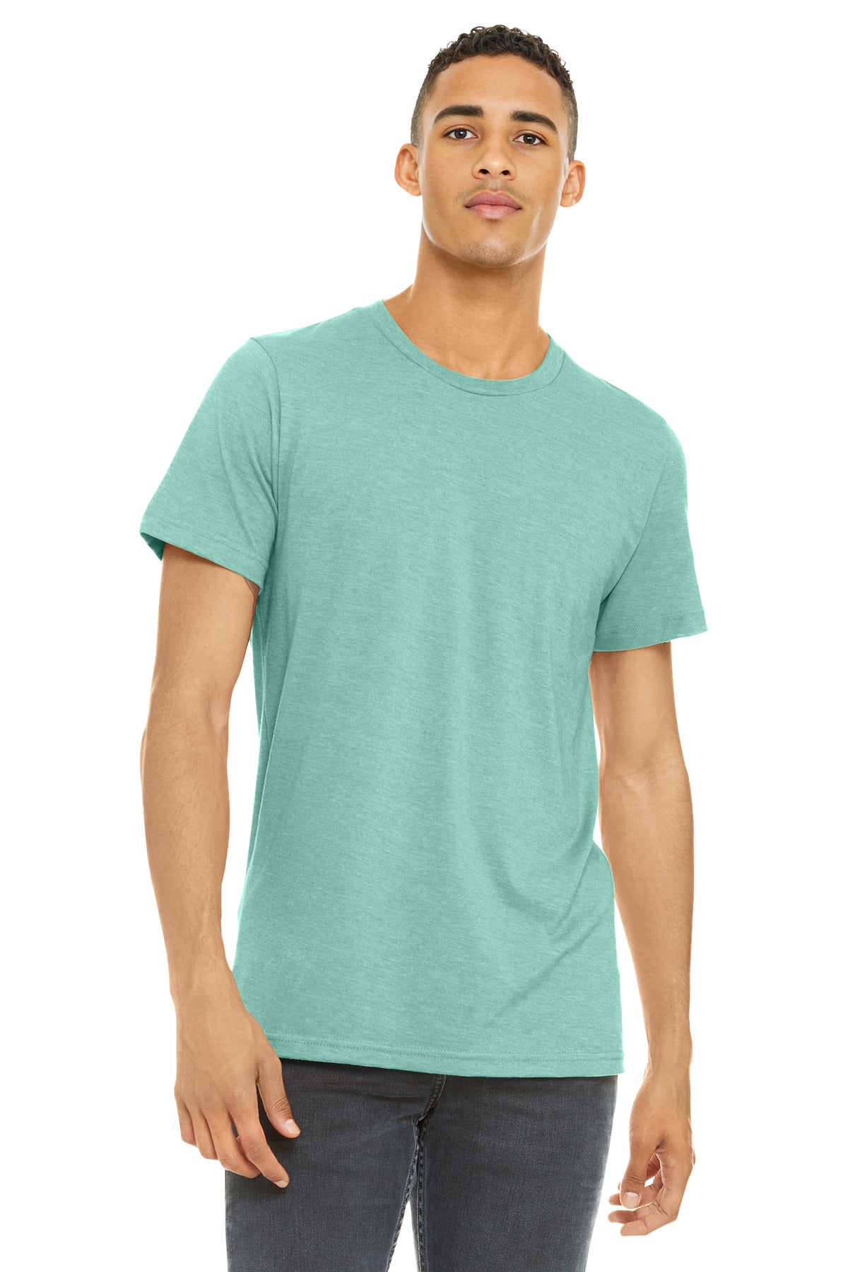 BELLA+CANVAS  Unisex Heather CVC Short Sleeve Tee BC3001CVC