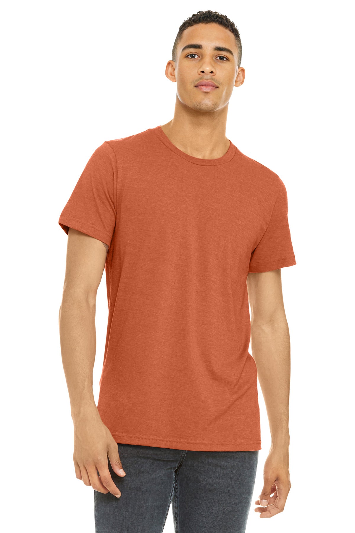BELLA+CANVAS  Unisex Heather CVC Short Sleeve Tee BC3001CVC