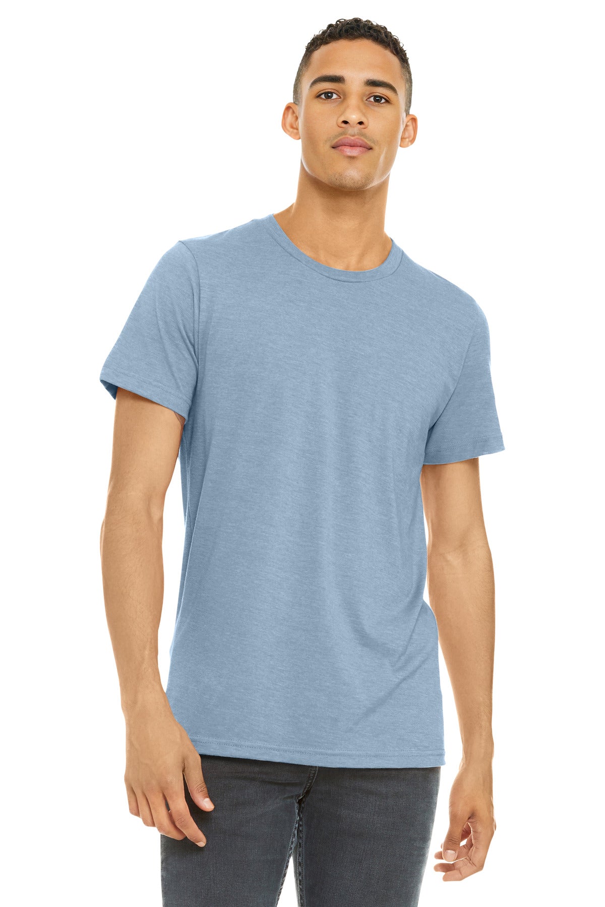 BELLA+CANVAS  Unisex Heather CVC Short Sleeve Tee BC3001CVC