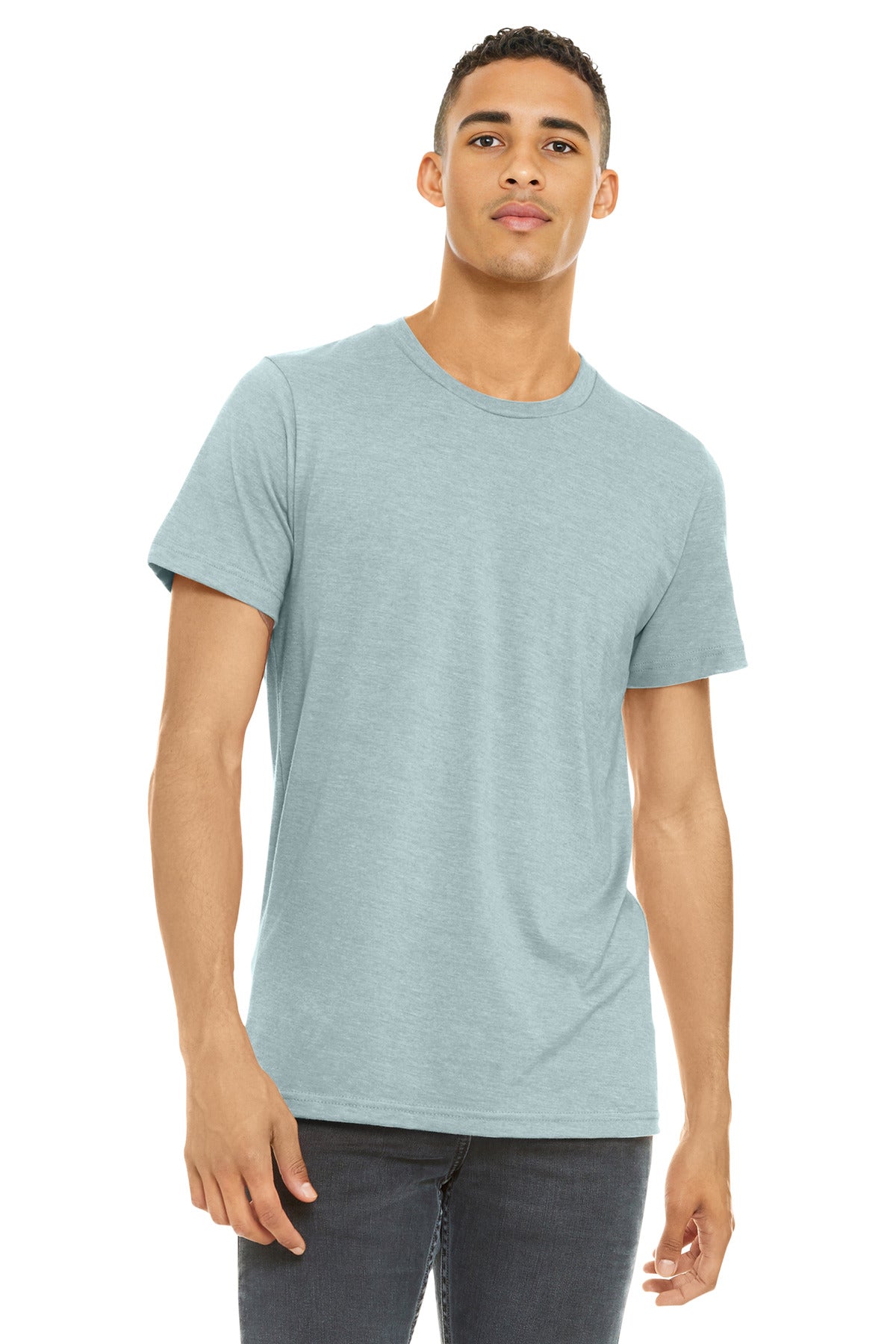 BELLA+CANVAS  Unisex Heather CVC Short Sleeve Tee BC3001CVC