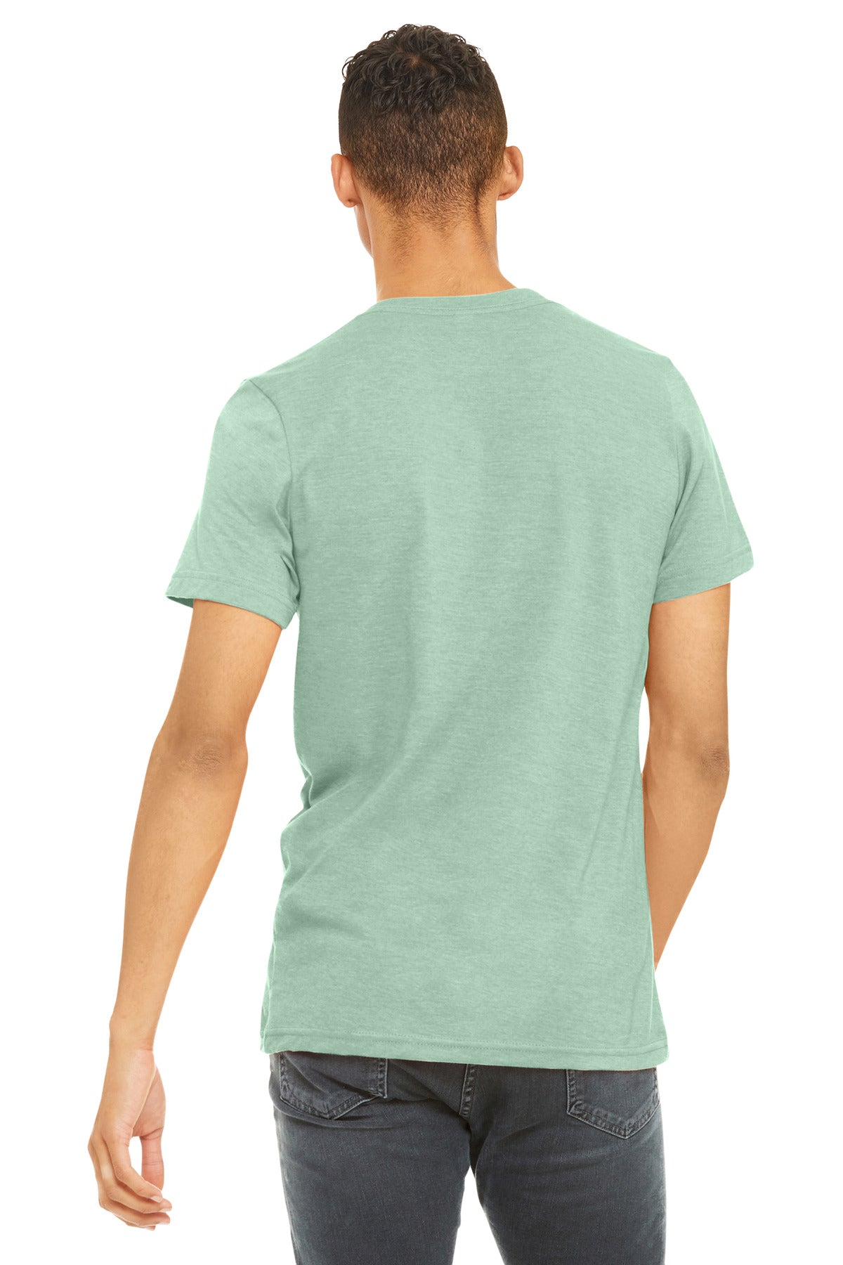 BELLA+CANVAS  Unisex Heather CVC Short Sleeve Tee BC3001CVC