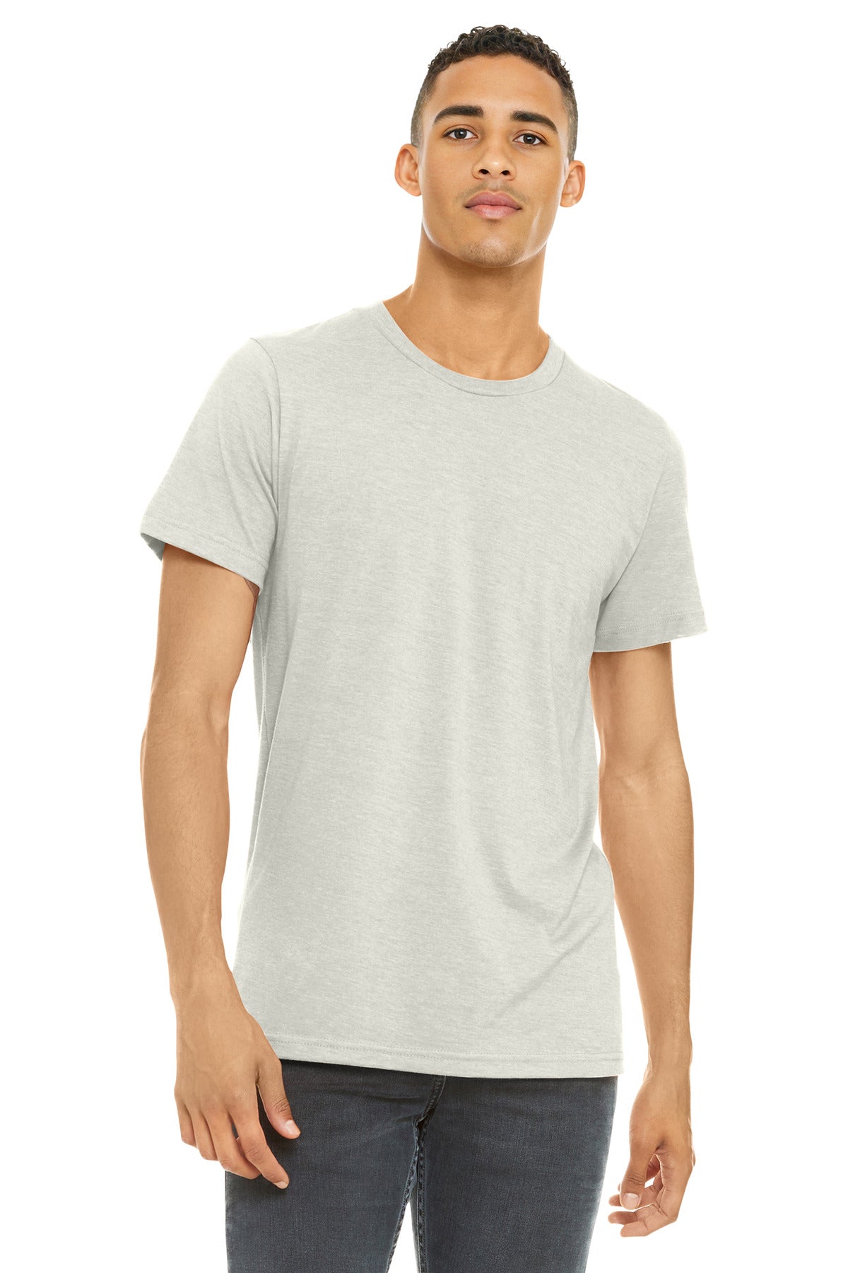 BELLA+CANVAS  Unisex Heather CVC Short Sleeve Tee BC3001CVC