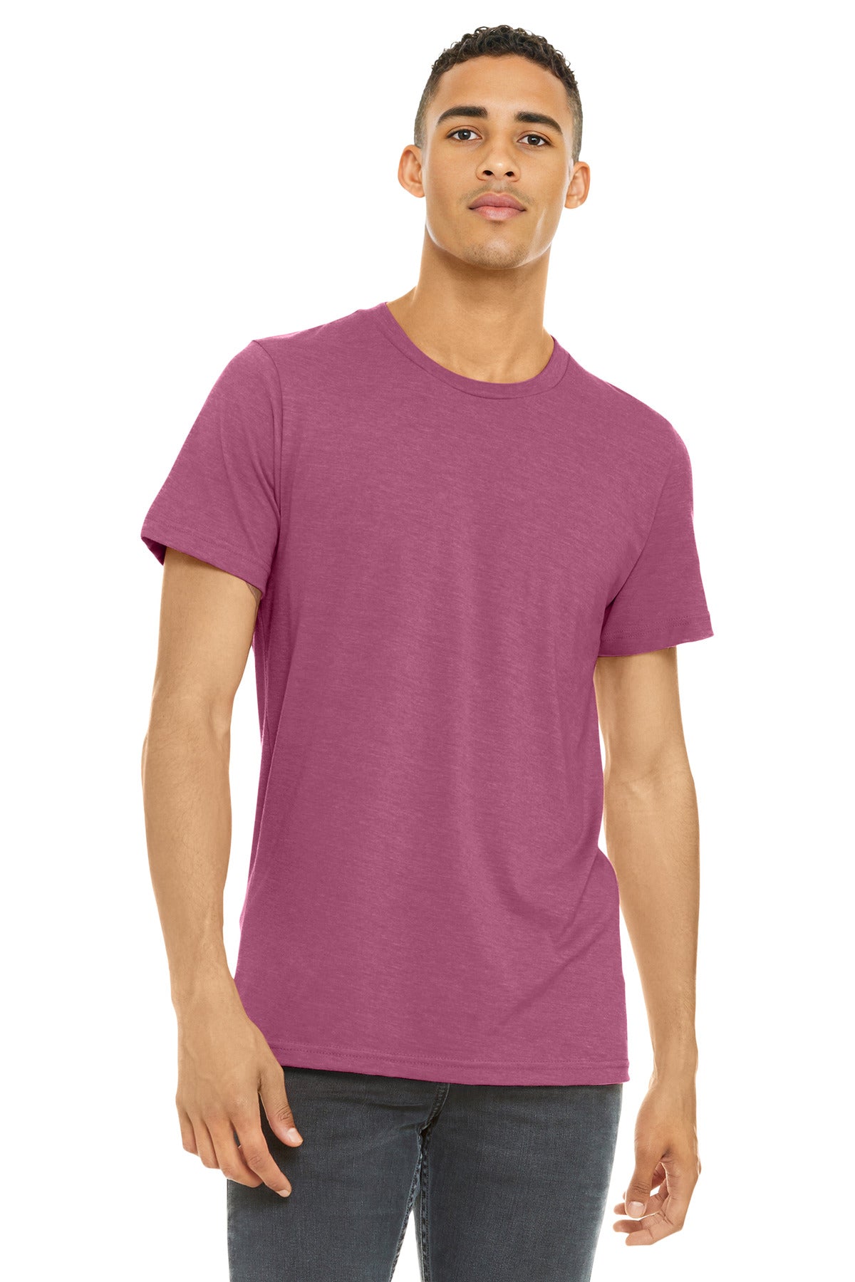 BELLA+CANVAS  Unisex Heather CVC Short Sleeve Tee BC3001CVC