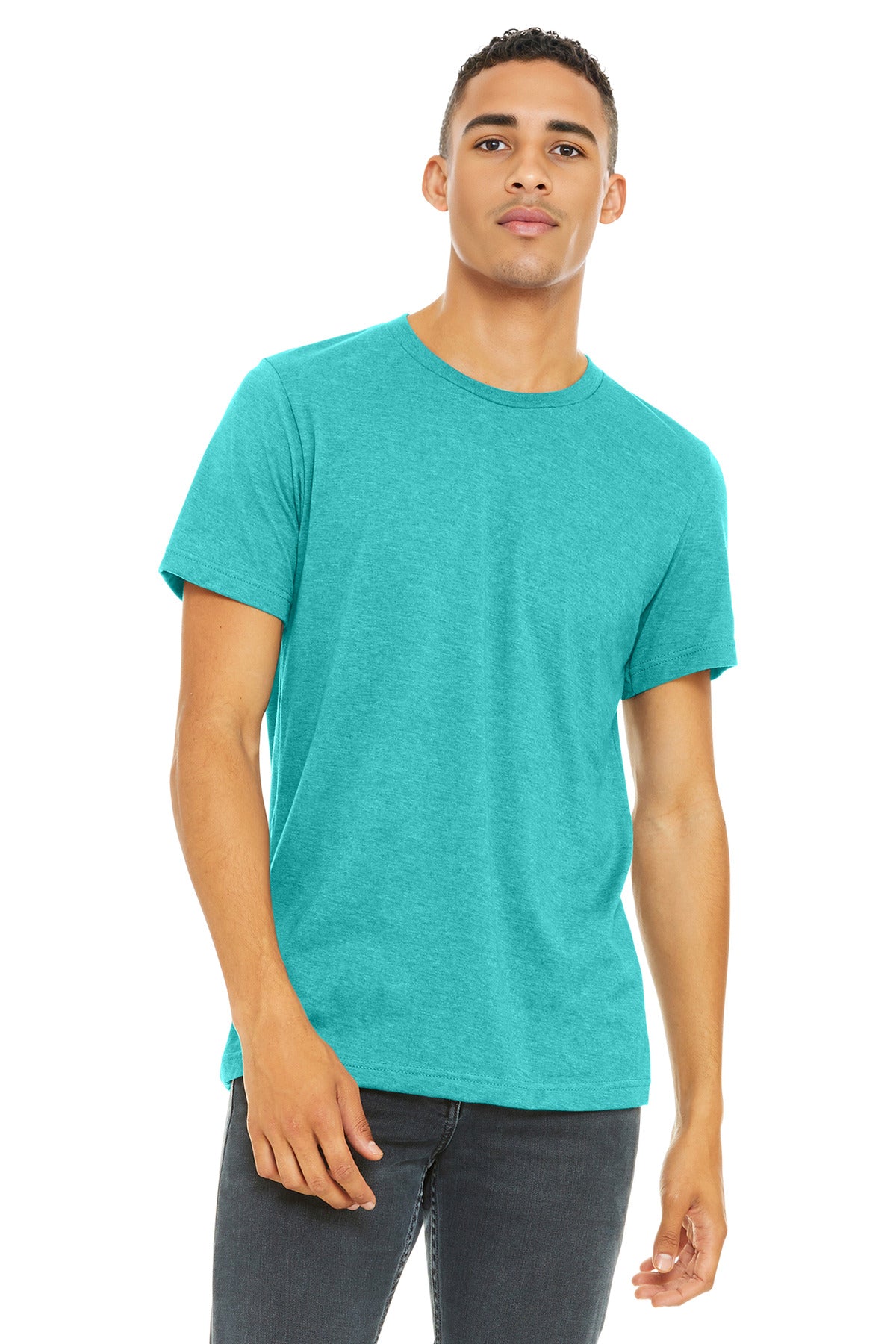 BELLA+CANVAS  Unisex Heather CVC Short Sleeve Tee BC3001CVC