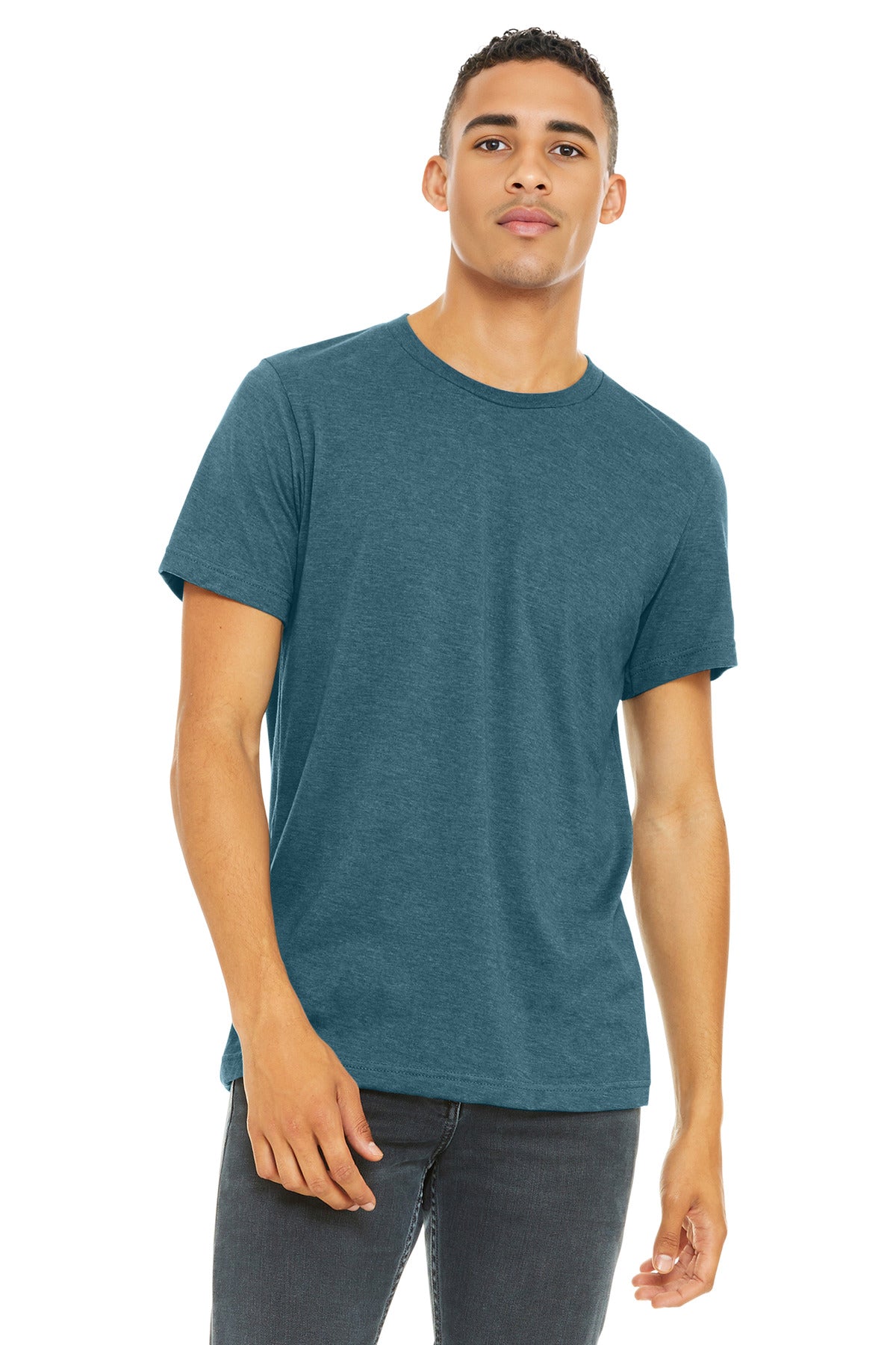 BELLA+CANVAS  Unisex Heather CVC Short Sleeve Tee BC3001CVC